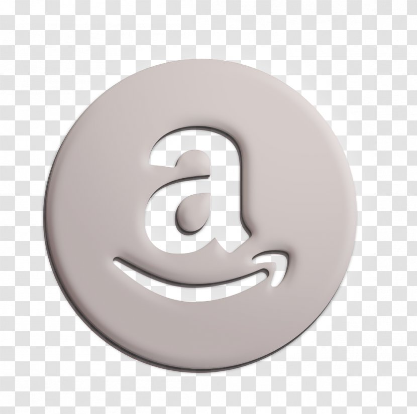 Amazon Icon Shopping - Silver - Logo Transparent PNG
