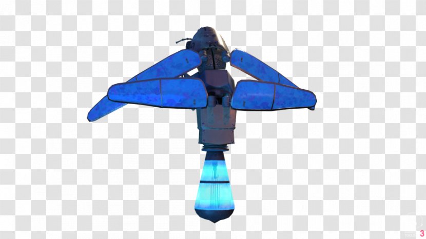 3D Computer Graphics Autodesk 3ds Max FBX Royalty-free Airplane - Wing - Blue Transparent PNG