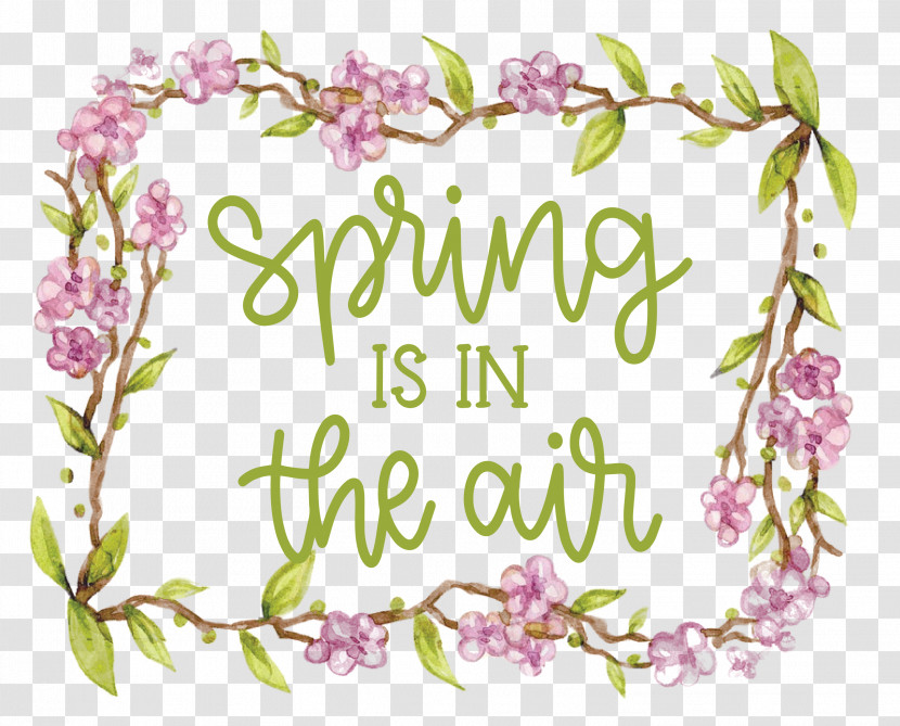 Spring Is In The Air Spring Transparent PNG