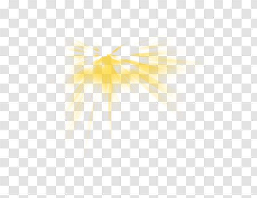 Desktop Wallpaper Sunlight Computer Line - Yellow Transparent PNG