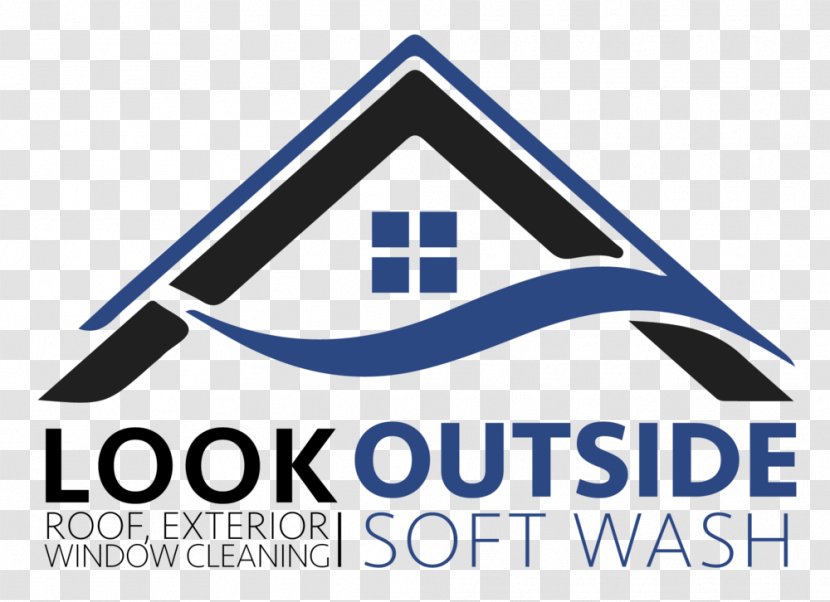 Window Cleaner Look Outside Roof And Washing Logo Exterior Cleaning Organization - House - Area Transparent PNG