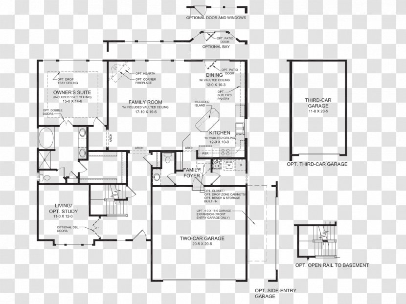 Floor Plan House Architecture - Diagram - Design Transparent PNG