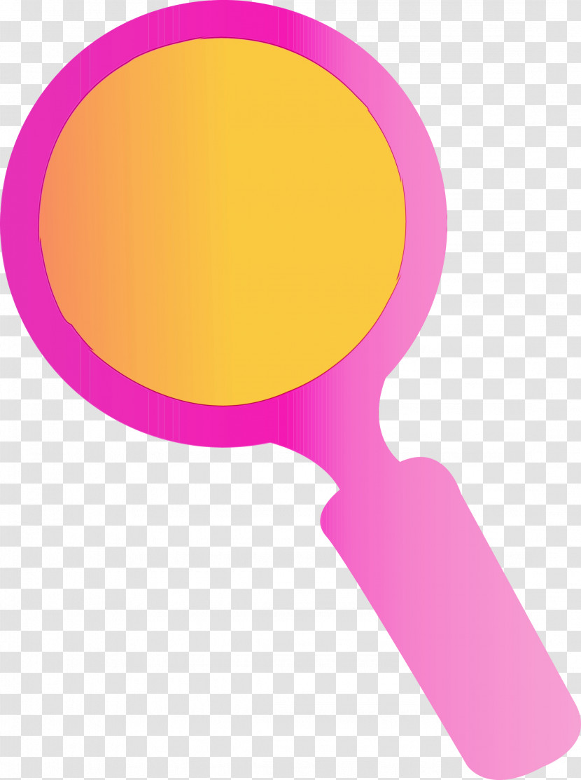 Pink Material Property Magenta Table Tennis Racket Transparent PNG
