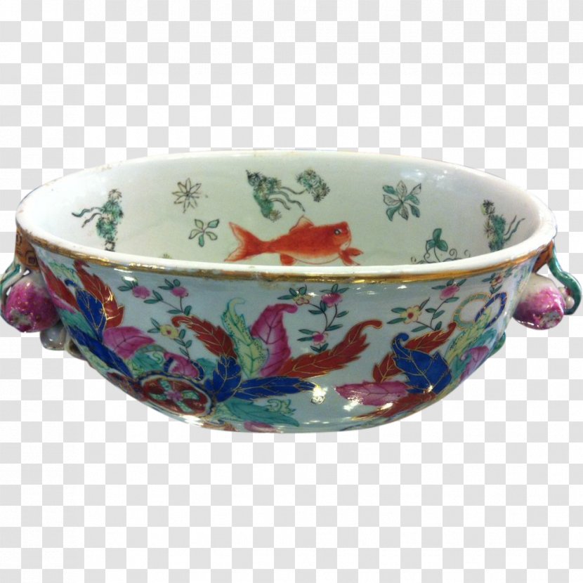 Porcelain Bowl Tableware - Serveware - Hand Painted Vintage Transparent PNG