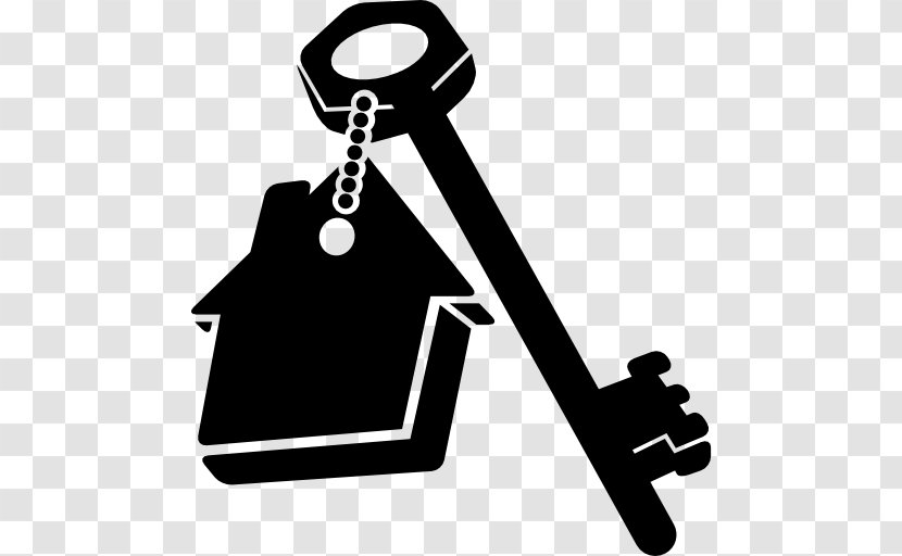 Key Chains - Black - House Keychain Transparent PNG