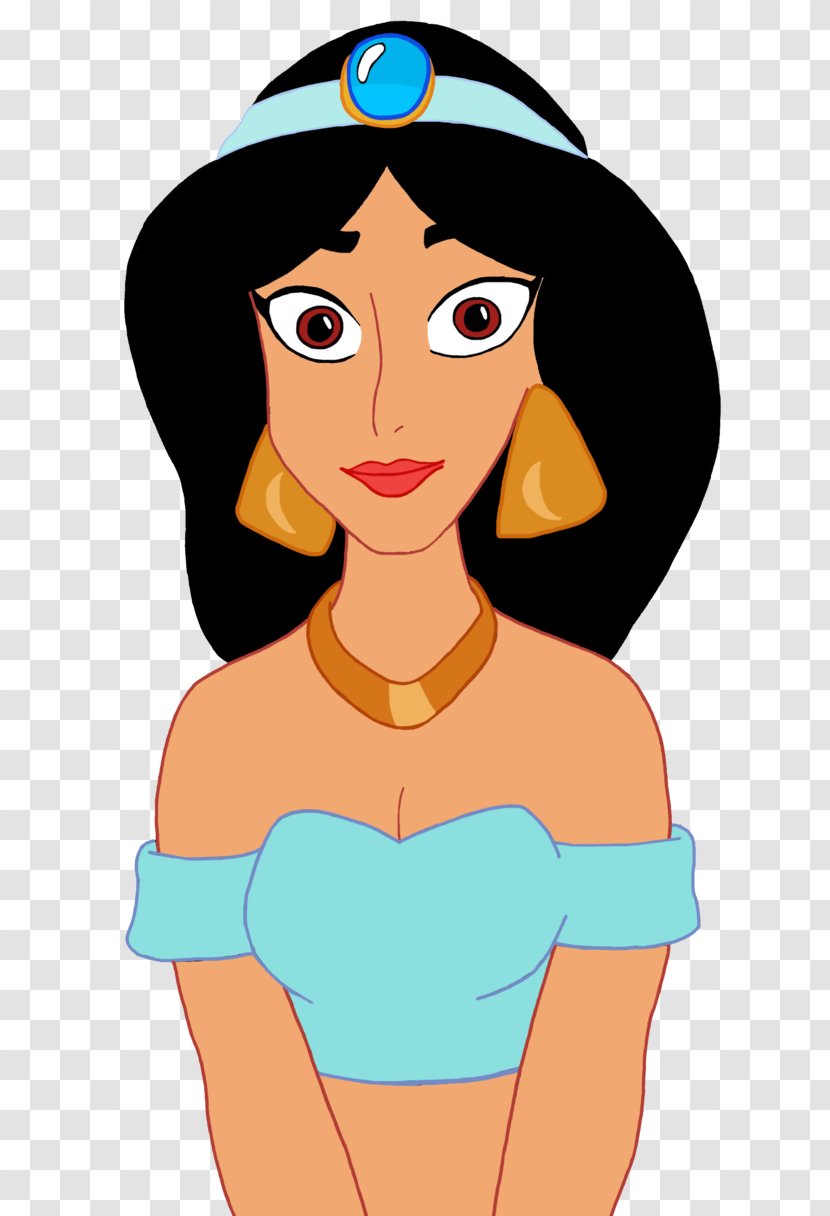 Princess Jasmine Ariel Aladdin Disney - Silhouette Transparent PNG