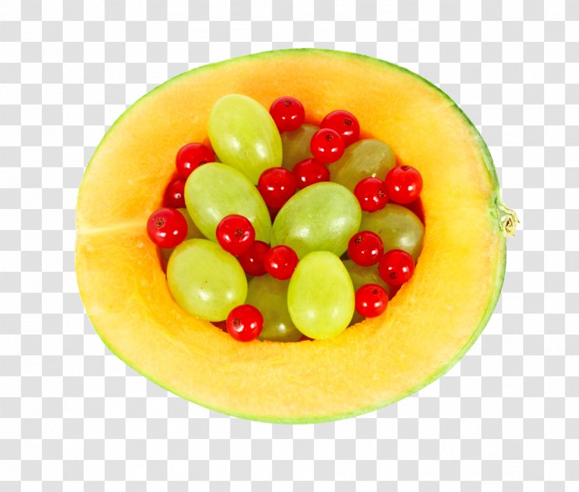 Fruit Vegetarian Cuisine Apple - Flower - Grapes In Melons Transparent PNG