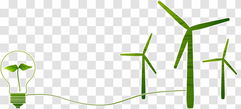 Wind Power Cartoon - Plant Stem - Generation Transparent PNG