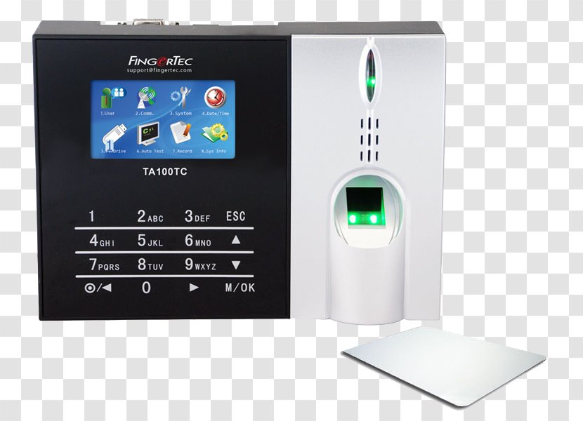 Time & Attendance Clocks And Fingerprint Access Control - Biometric Device - Car3 Transparent PNG