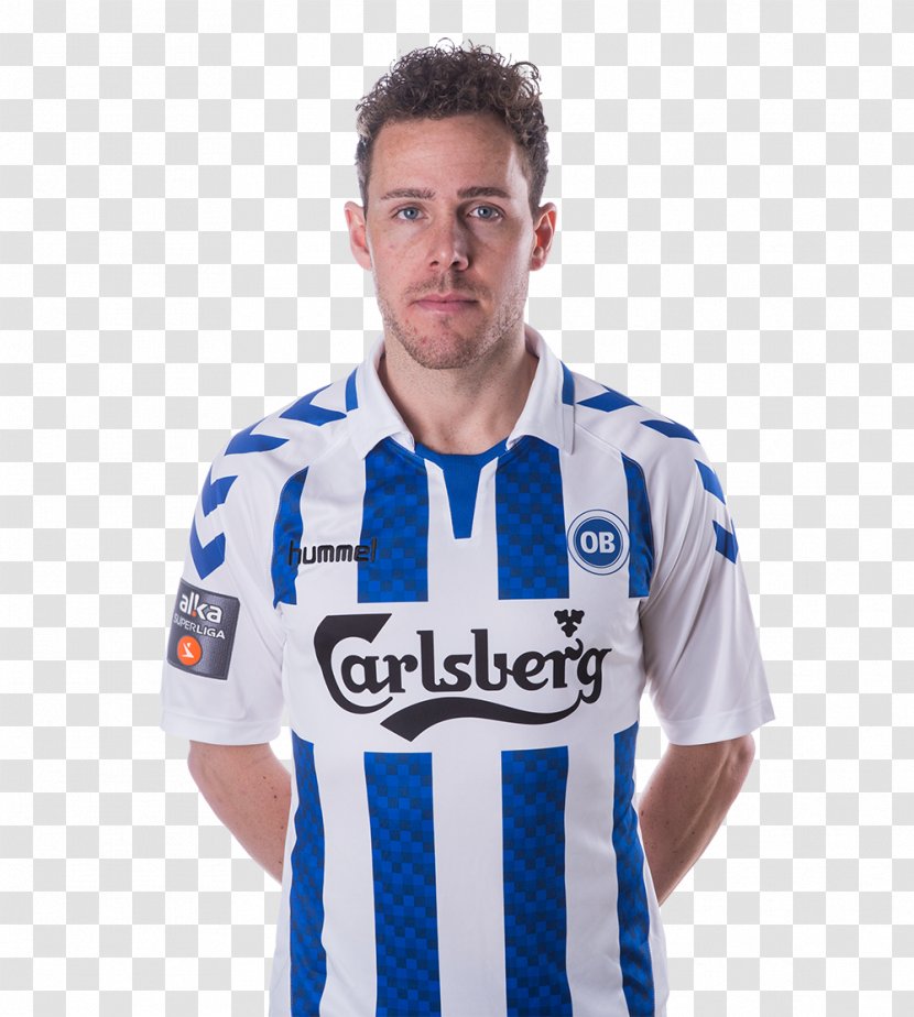 Rasmus Festersen Odense Boldklub Danish 1st Division Superliga FC Vestsjælland - Denmark - Blue Transparent PNG