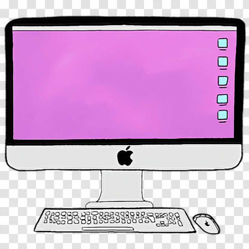 Apple Background - Personal Computer - Space Bar Flat Panel Display Transparent PNG