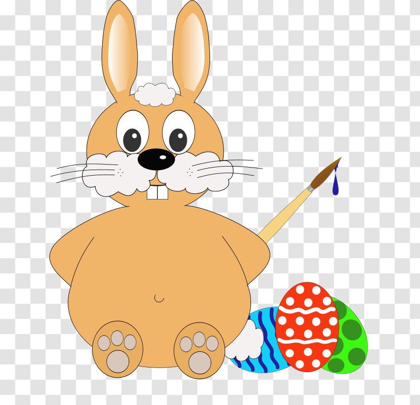 Easter Bunny Drawing - Hare Transparent PNG