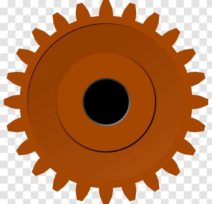 Bicycle Gearing Clip Art - Black Gear - Gears Transparent PNG