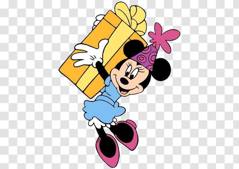 Minnie Mouse Mickey Donald Duck Birthday Clip Art - Walt Disney Transparent PNG