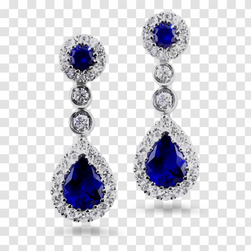 Earring Sapphire Body Jewellery Diamond Transparent PNG