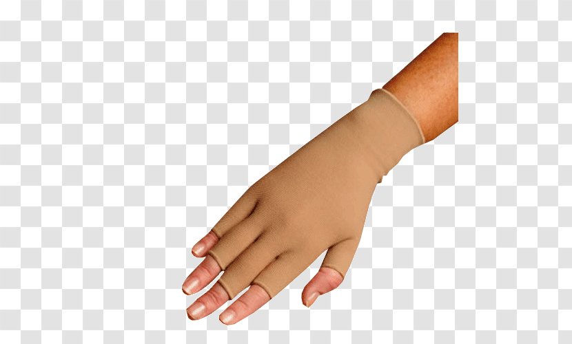 Glove Juzo 3022AC Expert Gauntlet W/Thumb Stub Hand Nail - Ring - Small Wrist Weights Transparent PNG