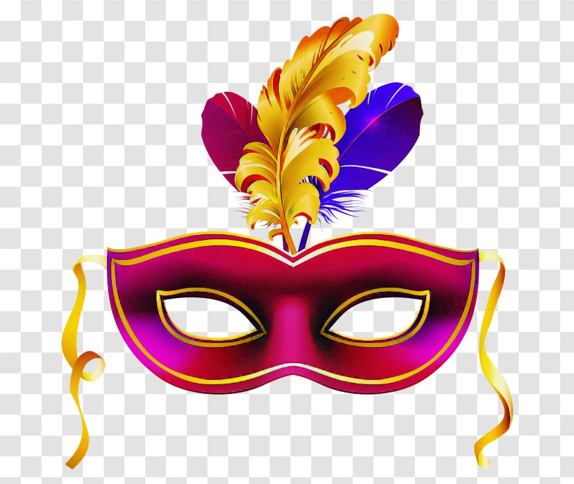 Masque Mask Costume Violet Accessory - Headgear Jester Transparent PNG