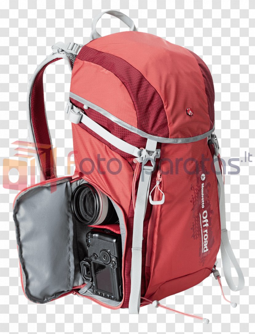 MANFROTTO Backpack Off Road Hiker 20 L Gray Hiking Camera - Hand Luggage Transparent PNG