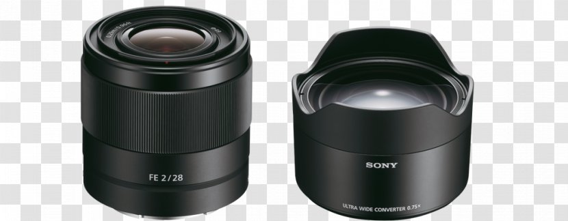 Sony FE 28mm F2 α7 II E-mount Wide-angle Lens Camera - Teleconverter - Cinema Hall Transparent PNG