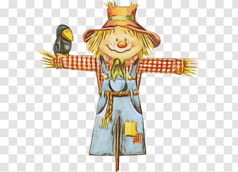 Cartoon Scarecrow - Agriculture Costume Design Transparent PNG