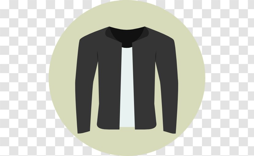 Sleeve Outerwear Jacket Neck Font - Cloth Transparent PNG
