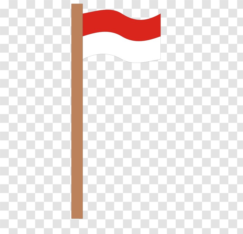 Flag Of Indonesia Red Clip Art - Rectangle Transparent PNG
