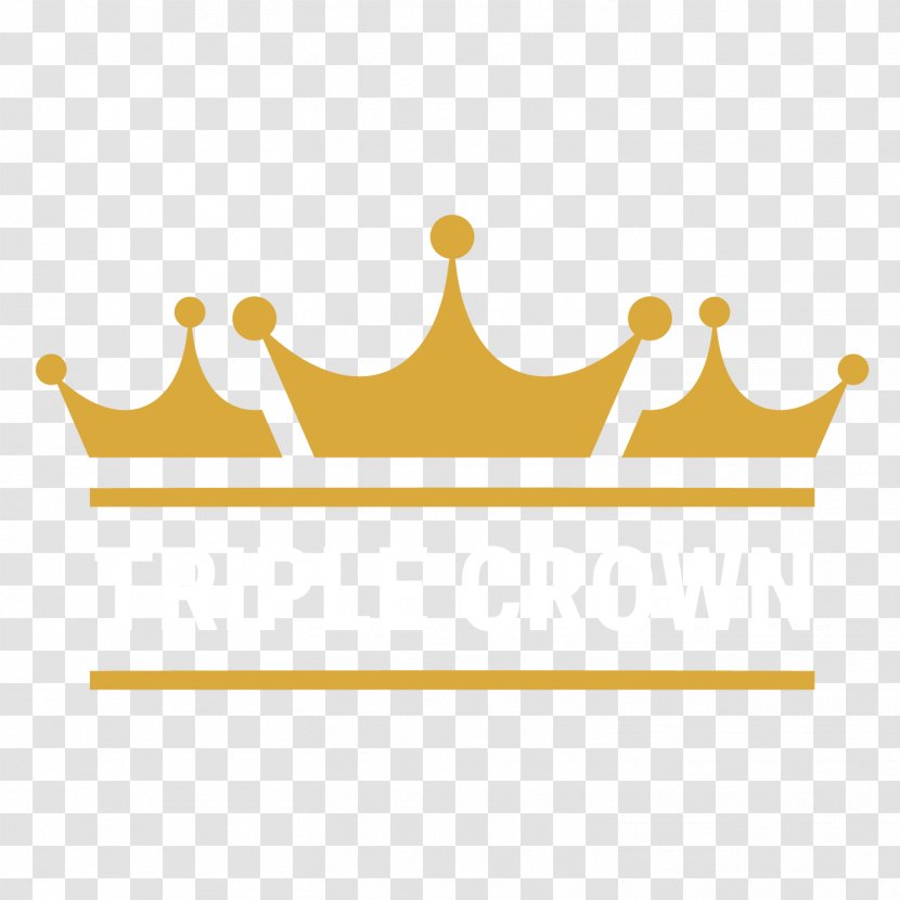 Wall Decal Sticker Room Headboard - Triple Crown Design Transparent PNG