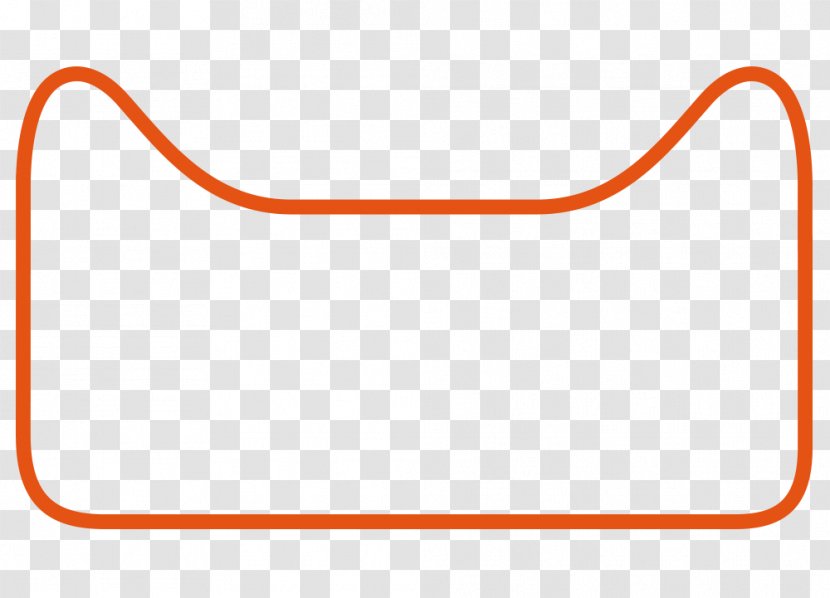 Orange Red - Simple Day Cat Border Texture Transparent PNG