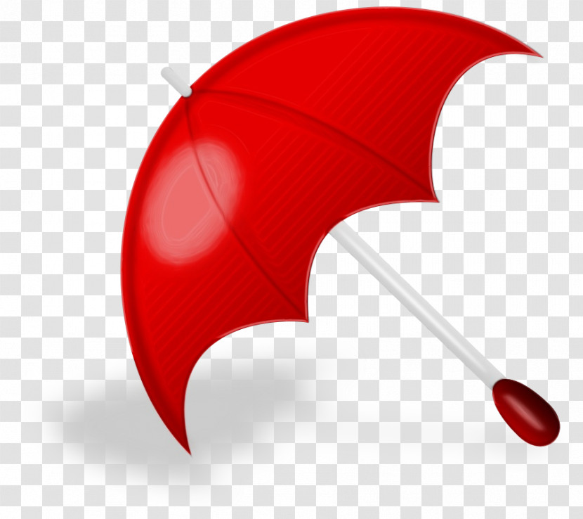 Red Umbrella Transparent PNG