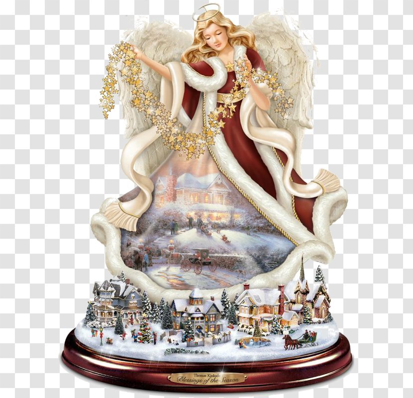 Christmas Sculpture Away In A Manger Santa Claus Painting - Story Transparent PNG