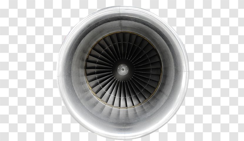 Airplane Aircraft Engine Jet Turbine - Turbojet Transparent PNG