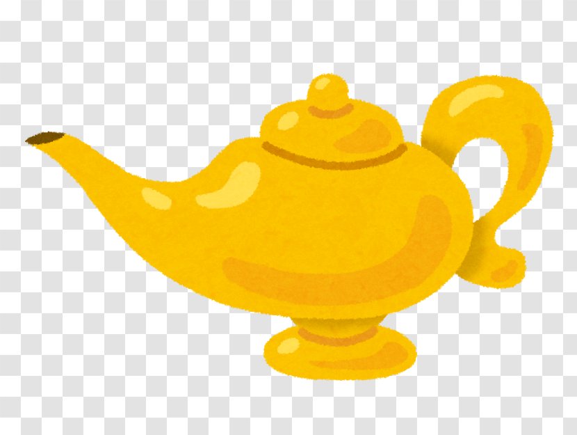 Aladdin Lamp いらすとや - Yellow Transparent PNG