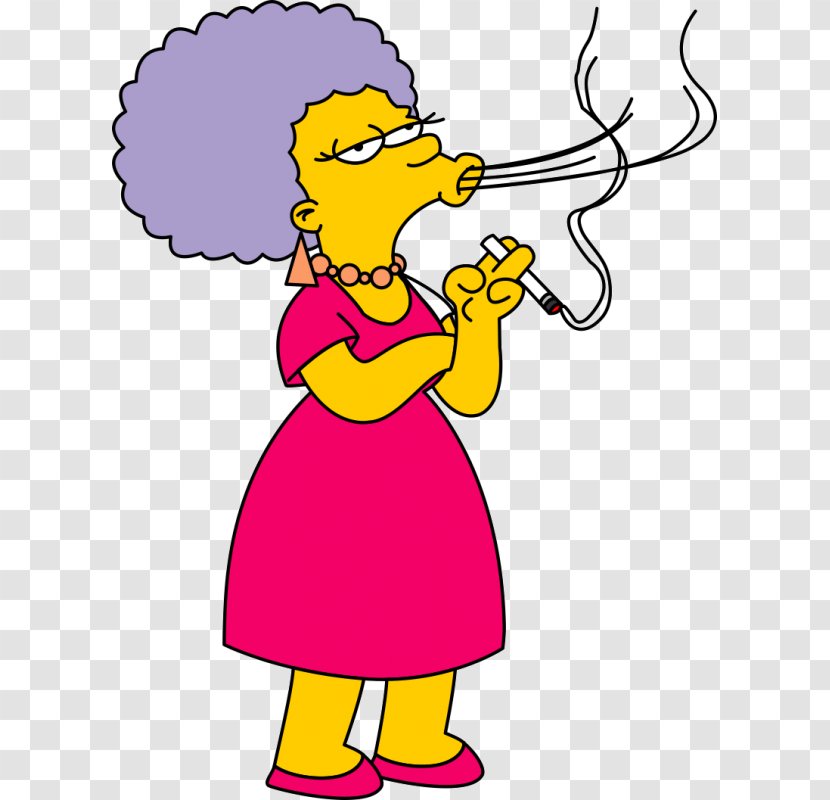 Selma Bouvier Patty Marge Simpson And Ling - Bird - Bart Transparent PNG
