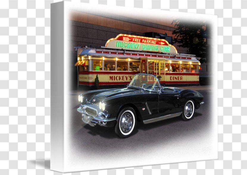 Vintage Car Model Gallery Wrap Motor Vehicle - Scale Transparent PNG