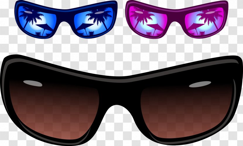 Sunglasses Euclidean Vector - Vacation Transparent PNG
