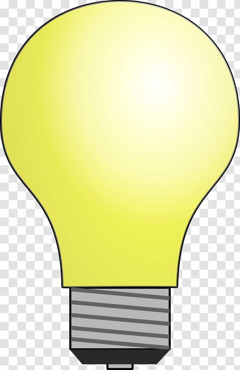 Incandescent Light Bulb Clip Art Transparent PNG