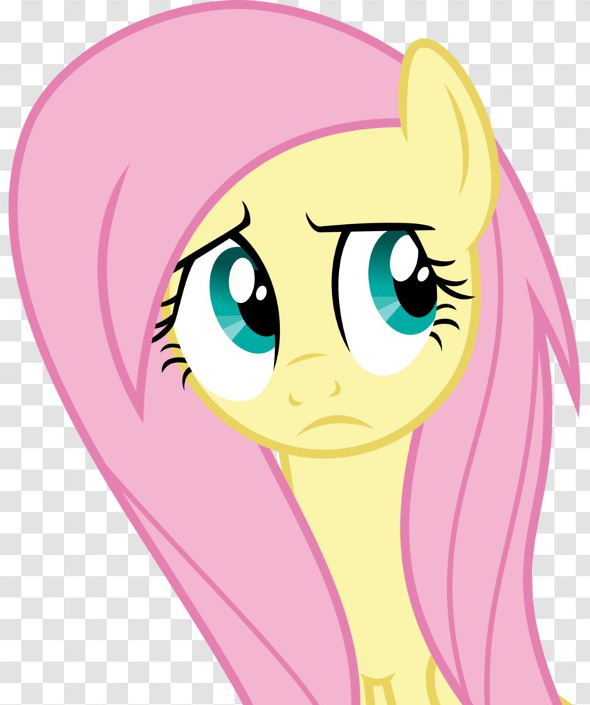 Fluttershy Pony Pinkie Pie Image Illustration - Silhouette - Long Hair Fluttering Transparent PNG