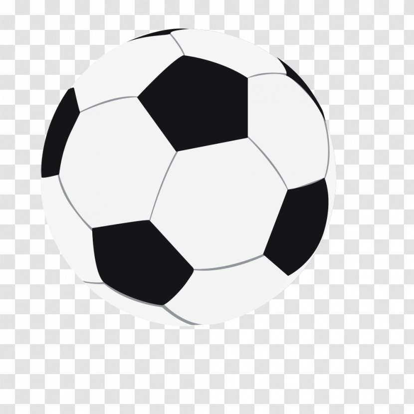 Football - Sports Equipment - Black And White Transparent PNG