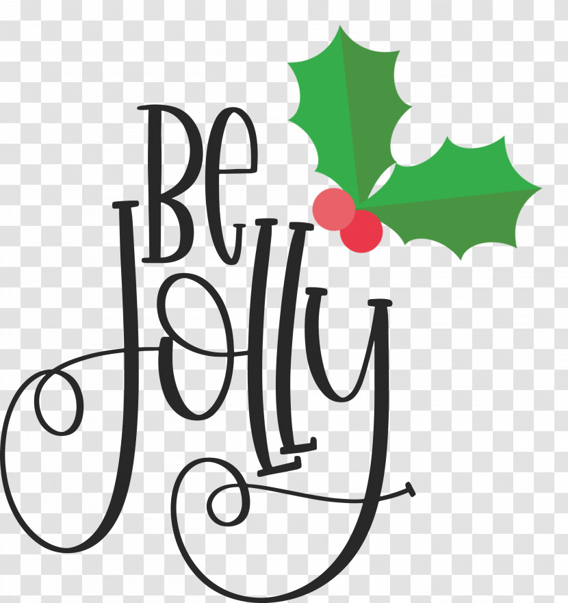 Be Jolly Christmas New Year Transparent PNG