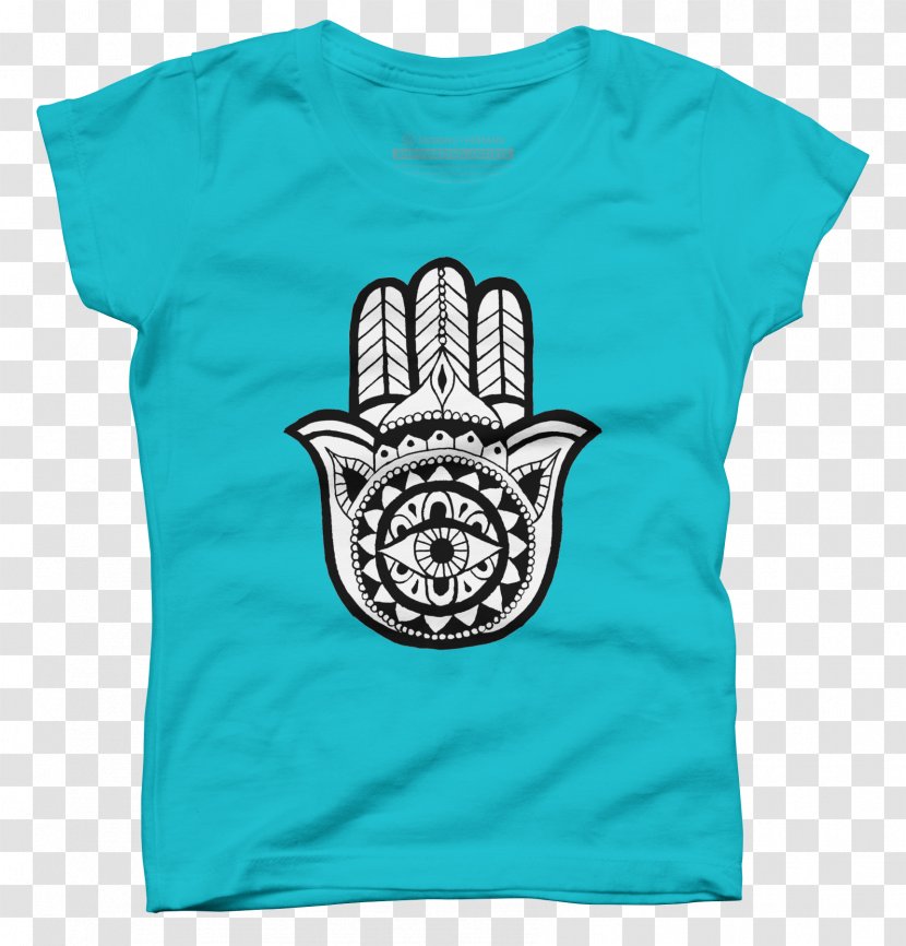 T-shirt Hamsa Hoodie Crew Neck - Brand Transparent PNG