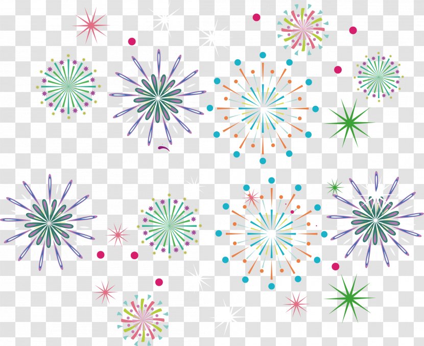 Euclidean Vector Adobe Fireworks - Floral Design - Colorful Transparent PNG