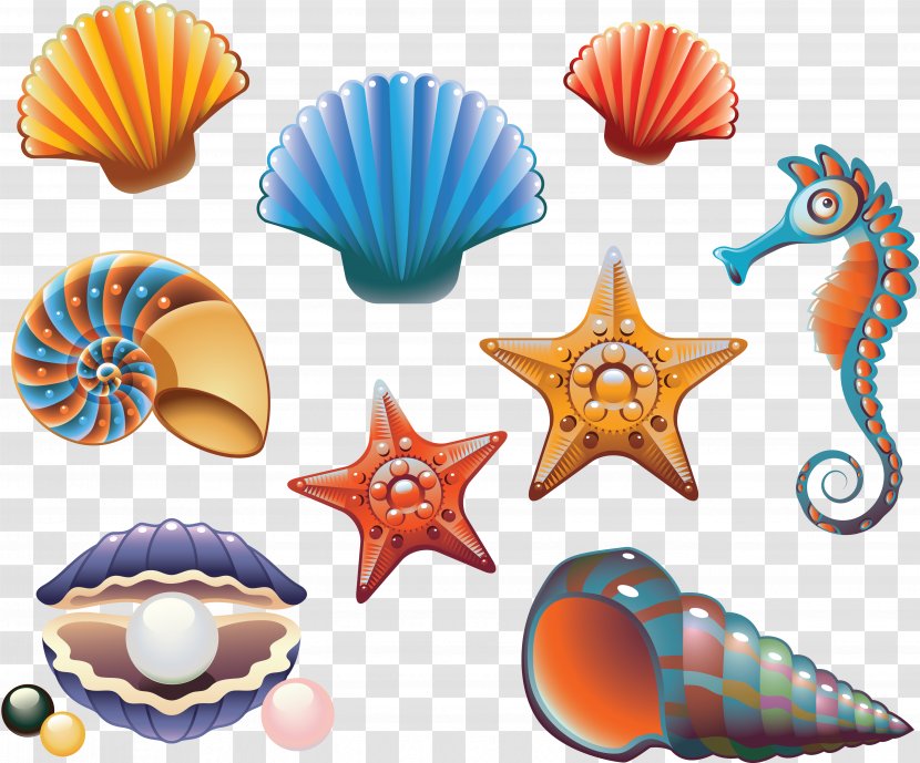 Seashell Royalty-free Clip Art - Silhouette - Crab Transparent PNG