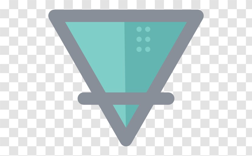 Triangle Download Icon - Button Transparent PNG