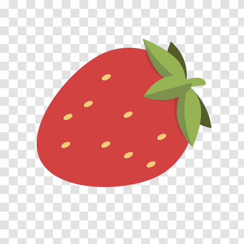 Strawberry Aedmaasikas Cartoon - Fruit Transparent PNG
