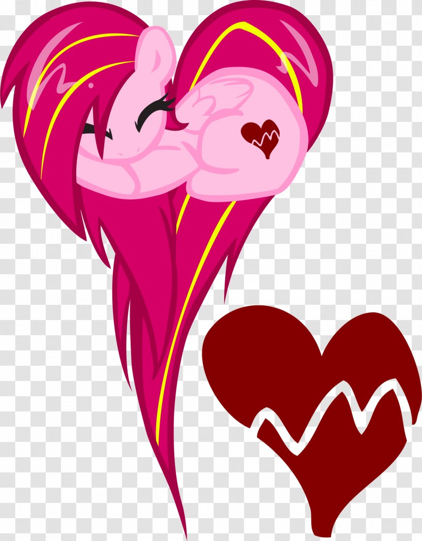 Pony Apple Bloom Rainbow Dash Pinkie Pie Heart - Silhouette - Watercolor Transparent PNG