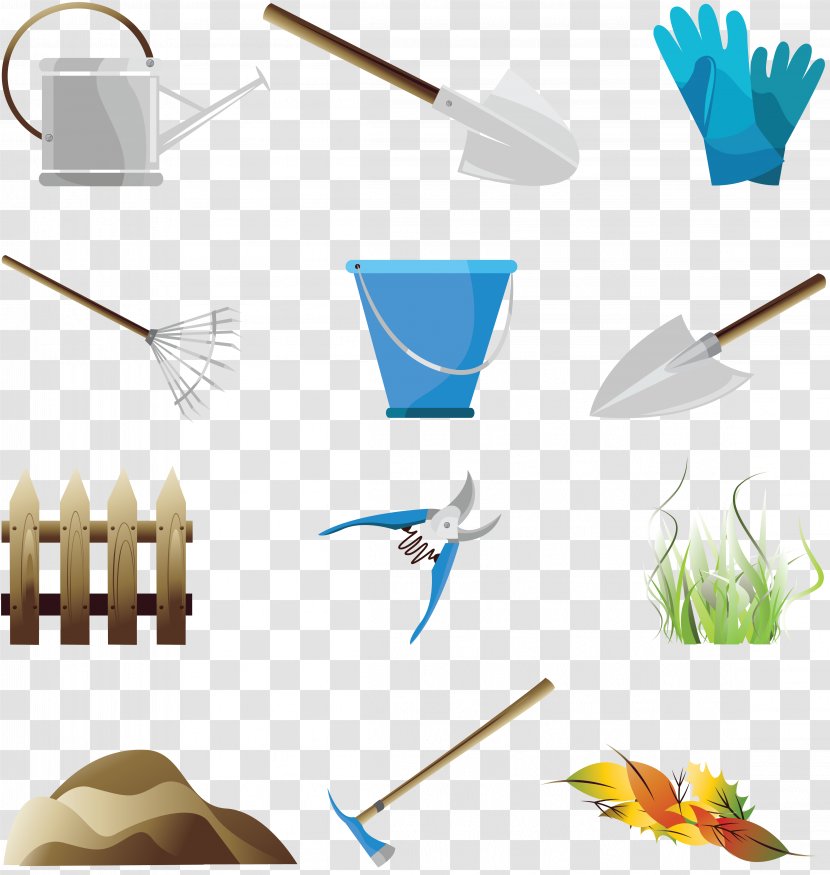 Garden Tool Clip Art - Plastic - Scissor Transparent PNG