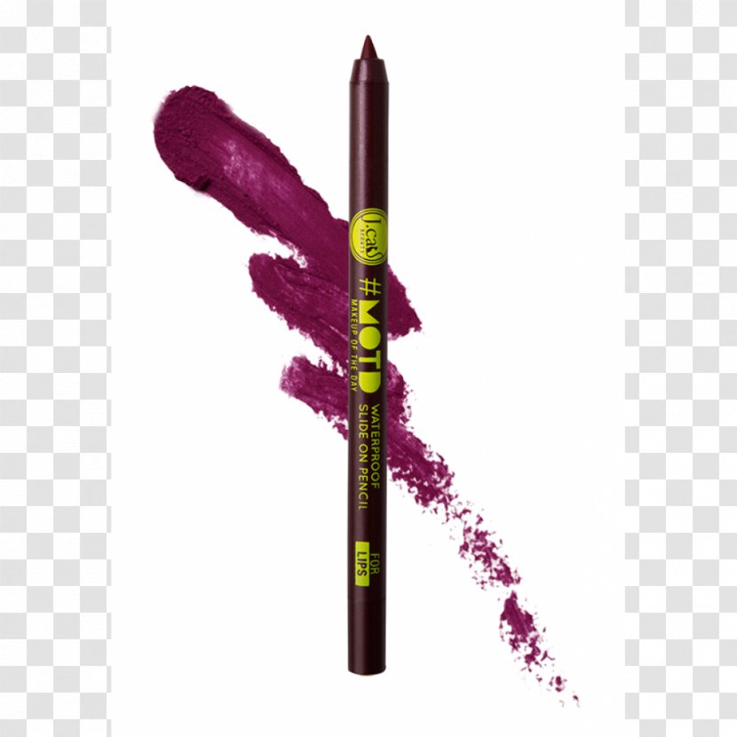 Lip Liner Lipstick Cosmetics Mascara Eye - Purple - Makeup Lips Transparent PNG