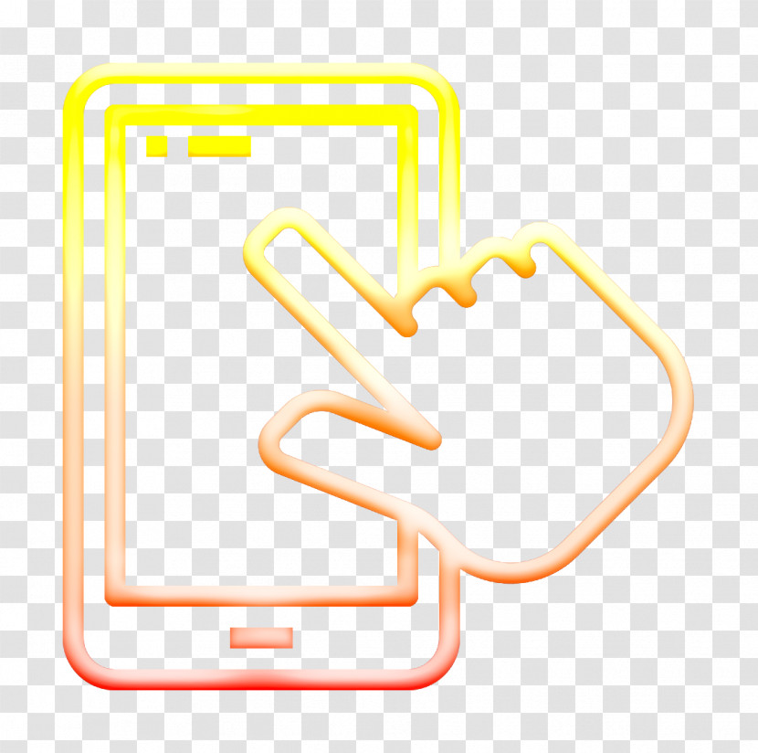 Smartphone Icon Hand Gesture Icon Shopping Icon Transparent PNG