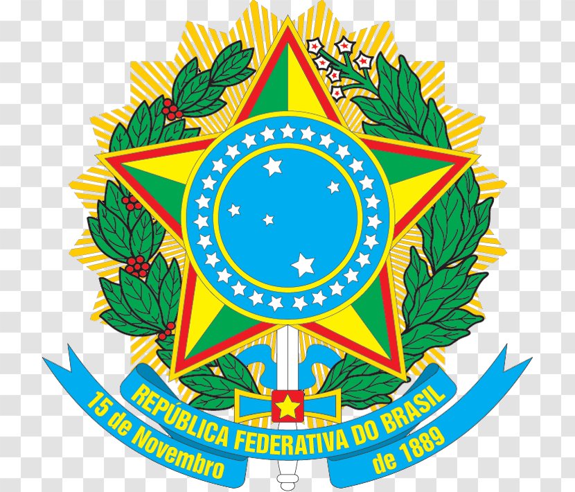 Coat Of Arms Brazil First Brazilian Republic National - Emblem - Symbol Transparent PNG