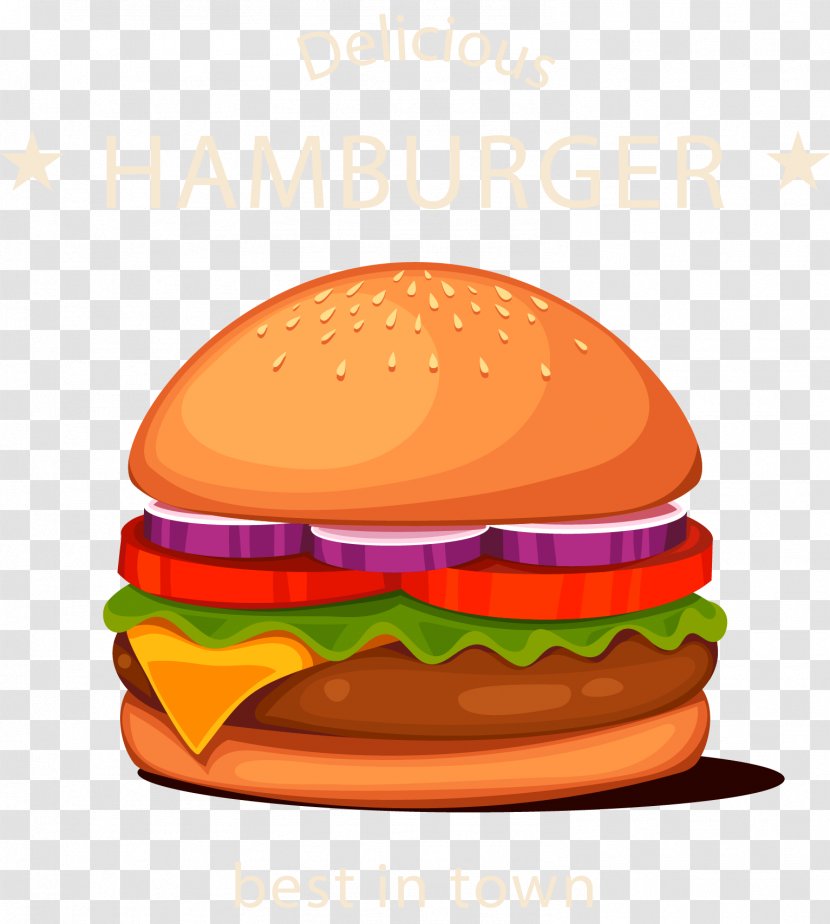 Cheeseburger Hamburger McDonald's Big Mac Fast Food Junk - Sandwich - Cartoon Transparent PNG